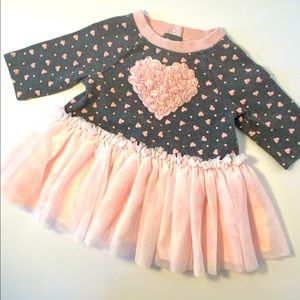 Pippa & Julie L/S Tutu Dress w/ Bloomers size 3-6M